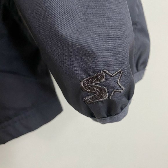 Starter Men’s Gray Neon Yellow Full Zip Hooded - Picture 3 of 4